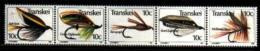 TRANSKEI, 1981,  MNH Stamp(s), Fishing Flies   Nr(s) 83-87 - Transkei