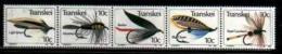 TRANSKEI, 1982,  MNH Stamp(s), Fishing Flies   Nr(s) 98-102 - Transkei