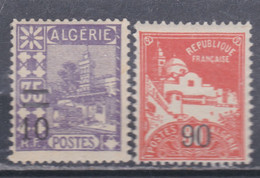 Algérie N° 71 + 75 XX  Partie De Série :Timbres De 1926 Surchargés, Les 2 Valeurs  Sans Charnière, TB - Neufs