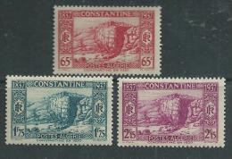 Algérie N° 131 + 133 / 34 XX Centenaire De La Prise De Constantine, La Série Incomplète Des 3 Valeurs Sans Charnière, TB - Neufs