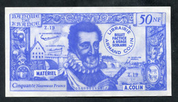 Billet Scolaire école (5000F / 50NF Henri IV) 1959 - Armand Colin - School Bank Note - Ficción & Especímenes