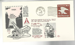 53344 ) USA FDC Postmark Pearlington 1982 Challenger - 1981-1990