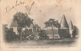 PREVERANGES : CHATEAU DU BOUEIX (XIIIe SIECLE), FACADE - Préveranges