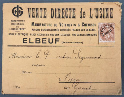 France, Préoblitéré Sur Enveloppe - (A1451) - 1893-1947