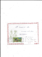 NOUVELLE CALEDONIE N° PA 164 OBL SEUL SUR PLI ILLUSTRE POUR LA FRANCE - Storia Postale