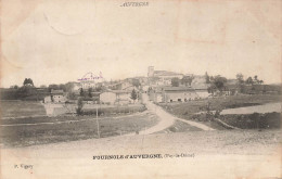 Fournols D'auvergne * Route Et Vue Sur Le Village - Otros & Sin Clasificación