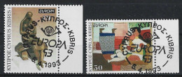 CYPRUS MODERN SET - 1993  - EUROPA - USED - 1993