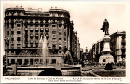 Espagne - VALLADOLID - Calle De Santiago Y Caja De Ahorros - Valladolid