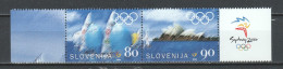 Slovenia 2000 Mi 308-309 MNH SUMMER OLYMPICS SYDNEY - Verano 2000: Sydney