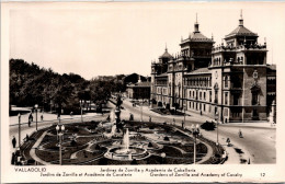 Espagne - VALLADOLID - Jardins De Zorrilla Et Académie De Cavalerie - Valladolid