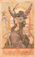 Jugendstil * CPA Illustrateur Art Nouveau BASCH ARPAD 1900 * Femme * Dorures * Basch Arpad - Other & Unclassified