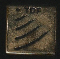 77092- Pin's..-TDF.Télédiffusion De France.Radio.Télé.signé Proderam. - France Telecom