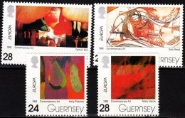 GUERNSEY 1993 EUROPA: ART. Paintings. Complete Set, MNH - 1993