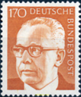 695623 MNH ALEMANIA FEDERAL 1972 PRESIDENTE GUSTAV HEINEMANN - Ungebraucht