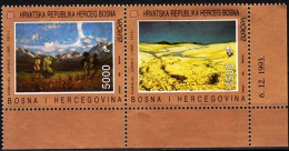 BOSNIA AND HERZEGOVINA  (MOSTAR) 1993 EUROPA: ART. Paintings. Pair, MNH - 1993