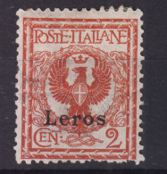 COLONIE EGEO LERO 1912 2 CENTESIMI N.1 G.O MH* - Egée (Lero)