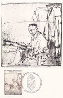 ART, PAINTINGS, REMBRANDT- SCHOLARLY AT HIS DESK, CM, MAXICARD, CARTES MAXIMUM, 1969, HUNGARY - Rembrandt