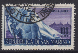 SAN MARINO 1948 LAVORO 100 LIRE USATO - Used Stamps