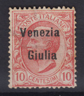 OCCUPAZIONI VENEZIA GIULIA 1918-19 10 CENTESIMI N.22 G.I MNH** - Venezia Giulia