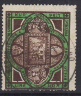 SAN MARINO 1894 PALAZZO DEL GOVERNO 25 CENTESIMI N.23 USATO CENTRATO - Oblitérés