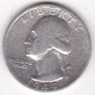 Etats-Unis , Quarter Dollar 1944 S San Francisco , Washington , En Argent - 1932-1998: Washington