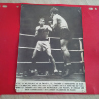 PHOTO SPORT BOXE BOXEUR AU PALAIS DE LA MUTUALITE THIERRY ET CABOCHE - Sport