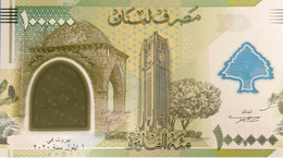 Lebanon Liban 2020 UNC Grand Liban 100 Years Anniversary 100,000LL New Special Edition  Polymer - Liban