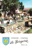 Vence * 3 Cp * Le Domaine Camping LA BERGERIE * Piscine Baigneurs , Portique Et Bureau D'accueil - Vence