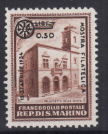 SAN MARINO 1931 POSTA AEREA VEDUTE 1 LIRA N.3 USATO - Used Stamps