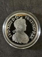 MEDAILLE ARGENT BE 44mm 34g Collection L'ARGENT DE LA FRANCE / REPRODUCTION COPY DE L' ECU LOUIS XIV 1644 - Colecciones