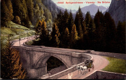 N°112799 -cpa Splügenstrasse -Viamala -Ste Brücke- - Splügen