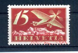1923-27 SVIZZERA Posta Aerea Un. N.A3 USATO - Gebruikt