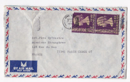 Enveloppe 1974 Hong Kong Pour Missions Etrangères à Paris  - Storia Postale