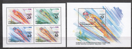 Georgia 1998 Kleinbogen Mi 264-267 + Block 15 MNH WINTER OLYMPICS NAGANO - Winter 1998: Nagano