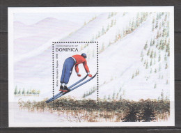 Dominica 1997 Mi Block 340 MNH WINTER OLYMPICS NAGANO 1998 - GOLD MEDAL WINNERS PREVIOUS OLYMPICS - Winter 1998: Nagano