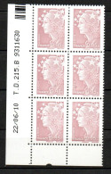 Col38 Marianne Beaujard N° 4475 Coin Daté Du 22/06/10 - Unused Stamps