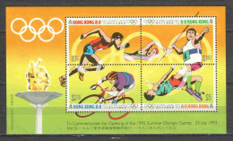 Hong Kong 1992 Mi Block 23 MNH SUMMER OLYMPICS - Nuovi