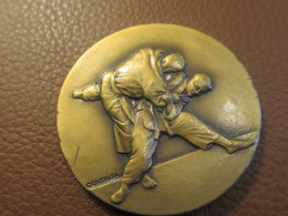 JUDO / Médaille De Compétition / Non Attribuée/ Bronze   /Vers 1950-1970   SPO462 - Martial Arts
