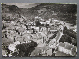 CP 38 Isère En Avion Au Dessus De PONTCHARRA Vue Générale Aérienne Timbrée Avec Beau Timbre Vers 1960 - Pontcharra