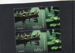 2004 Finlandia - Europa - Vacanze - Used Stamps