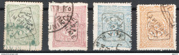 Turchia 1892 Stampe Unif.7/10 O/Used VF/F - Usados