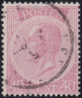 Belgie  .   OBP    .    20-A       .    O     .   Gestempeld     .   /   .    Oblitéré - 1865-1866 Profilo Sinistro