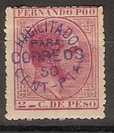 Fernando Poo  24 (*) Sin Goma. 1896 - Fernando Po