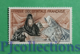 S604 - AFRICA OCCIDENTALE FRANCESE - AOF POSTA AEREA - AIRMAIL 20f USATO - USED - Used Stamps