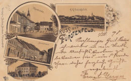 Gruss Aus Furstenfeld 1898 Verlag Julius Buchner - Fürstenfeld