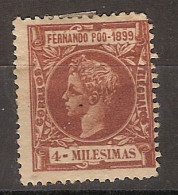 Fernando Poo  53 (*) Sin Goma. 1899 - Fernando Po