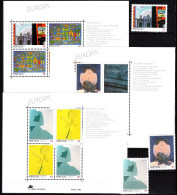 PORTUGAL, ACORES, MADEIRA 1993 EUROPA: ART. Paintings. 3 Complete Issues, MNH - 1993