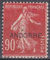 Andorre Français 1931 N° 17 Semeuse Fond Plein Surchargée   (J10) - Neufs