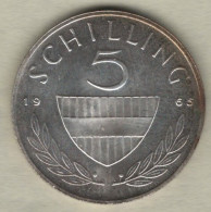 ÖSTERREICH - 5 SCHILLING 1965 - Oesterreich