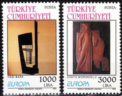 TURKEY 1993 EUROPA: ART. Sculptures. Complete Set, MNH - 1993